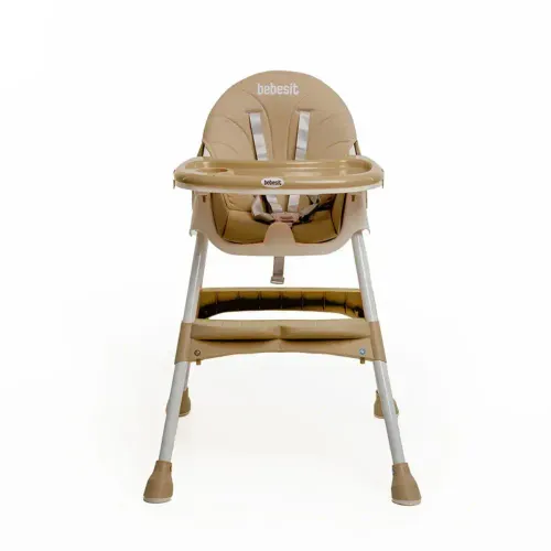 Silla de Comer Plegable Regulable Multiposicion Beige - BEBESIT (6651-A) 1001387