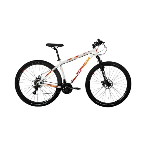 Bicicleta Rodado 29 Regal 21V Aluminio Blanco/Rojo/Naranja Talle M (1007967)  1001799