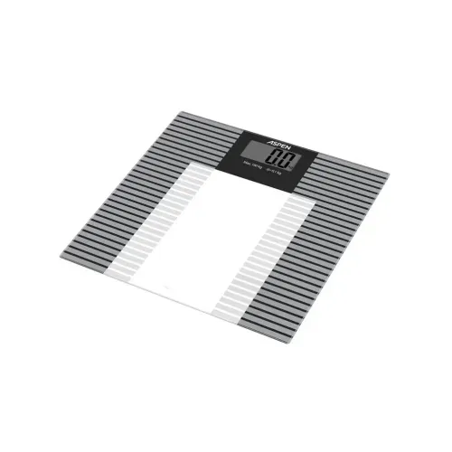 Balanza de Baño Digital de Vidrio Slim Antideslizante 180Kg - ASPEN (B15 - Anti-slip)