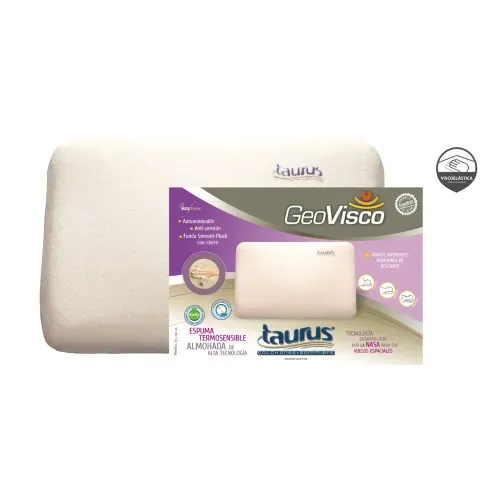 Almohada Geo 70X40CM Espuma Anti Presion Visco Elastica - TAURUS (1433)-1000665
