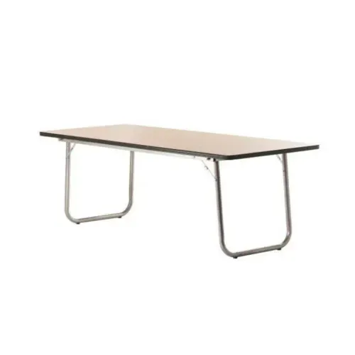 MESA QUINCHO 240X90CM MELAMINA HAYA BORDE PVC PATAS PLEGABLES - AIMARETTI (MESA-QUINCHO) 5885
