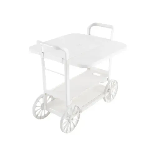 Carrobar Manhattan Blanco Mesa Plegable - GARDEN LIFE (F770000)  82222