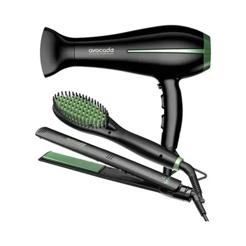 Pack Planchita Elegance + Secador Bora + Cepillo Innova Mini Avocado - GAMA (PKCCO0000001951) 1001342