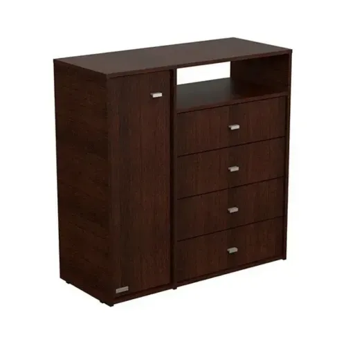 Cómoda Millenial 4 Cajones Wengue 56806 7795513184646 - 1000887