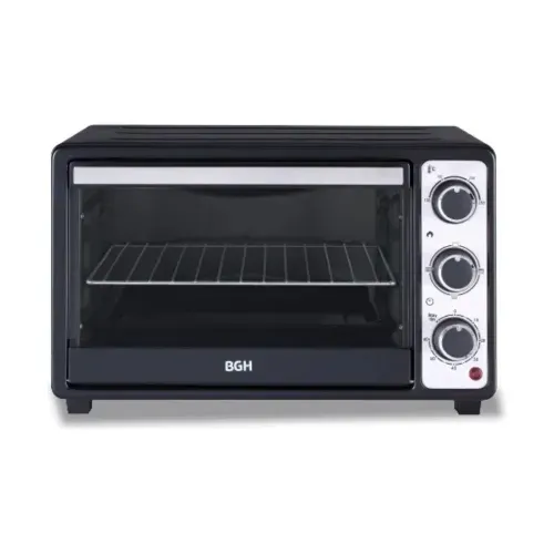 Horno Electrico 25Lts 1380W Duo Temporizador Funcion Grill Negro PIH048261 - BGH (BHE25M25I) - 1002402