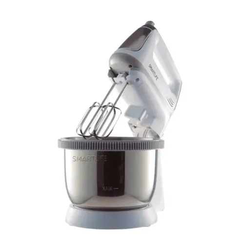 Batidora de Pie y Mano 2 en 1 con Bowl Rotativo Inox SMARTLIFE (SL-HMR5035IX) - 92079
