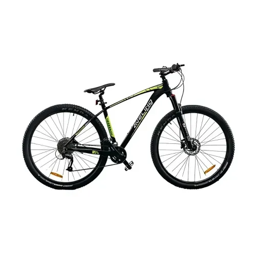 BICICLETA AVELINO RODADO 29 NEGRO/AMARILLO SIMIL CARBONO 21 VELOCIDADES FRENO HIDRAULICO (OBS-18NAM) -1000893