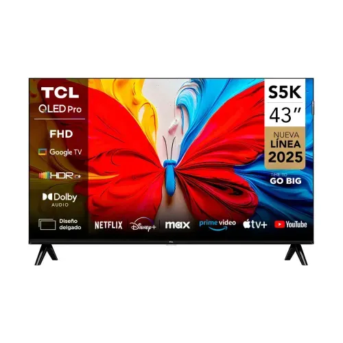 Smart TV 43 Full HD QLED Google TV modelo 43S5K-F - 1002567