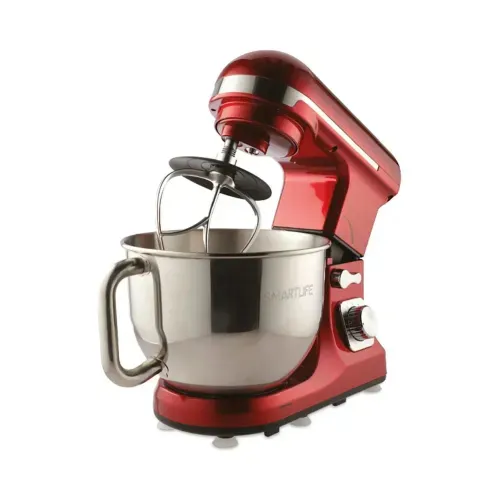 Batidora Planetaria Roja 6 Velocidades 1000W Batidores y Amasadores Metal- 1002229