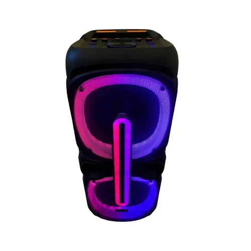 Parlante Portatil Bluetooth 80W Rms USB Microfono Control Remoto Luces Ritmicas - 1002639