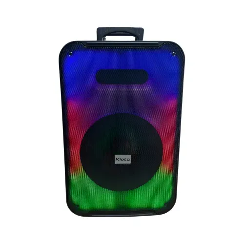 Parlante Portatil Bluetooth 20W Rms USB Microfono Control Remoto Luces Ritmicas - 1002636