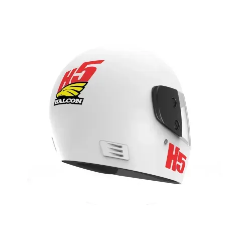 Casco 58 Cm Talle M Blanco Brillante e H5 HALCON CPH23 - 1002342