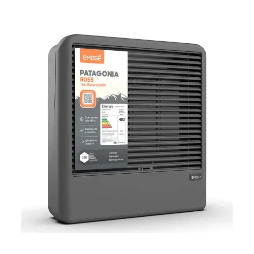 Calefactor a Gas 5500kcal/h Patagonia 9055 TBU Multigas - EMEGE (9055hTBU PATAG)  1001316