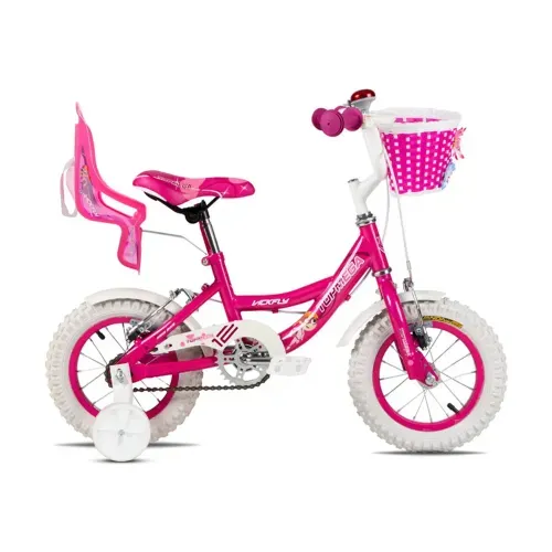 Bicicleta Rodado 16 Nena Vickfly Acero Rosado y Violeta - TOPMEGA (1012081)  1002521