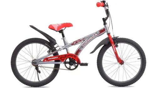 Bicicleta Rodado 20 Niño CrossBoy Acero Gris y Rojo - TOPMEGA (1012086)  1002524