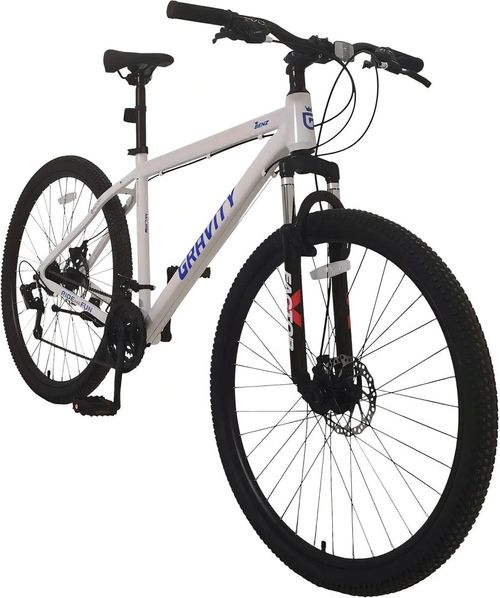 Bicicleta Rodado 29 Benz 21V Shimano Aluminio Talle M/L Blanco y Azul - GRAVITY (GR-BMGBBA19-066)  1002515