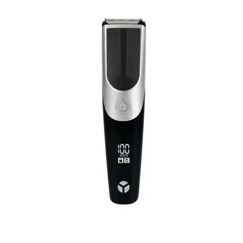 Cortador de Barba y Cabello Acero Inoxidable Visor LED USB a Batería - YELMO (BK3911)   1003217