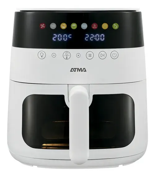 Freidora de Aire 8Lts 1750W con Visor Blanca Display LED 8 Programas - ATMA (FR248AWP)  1002606