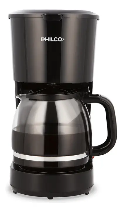 Cafetera Filtro 1,50Lts Negra Sistema Antigoteo Filtro Extraíble - PHILCO (CAPH9416BP)  1003483