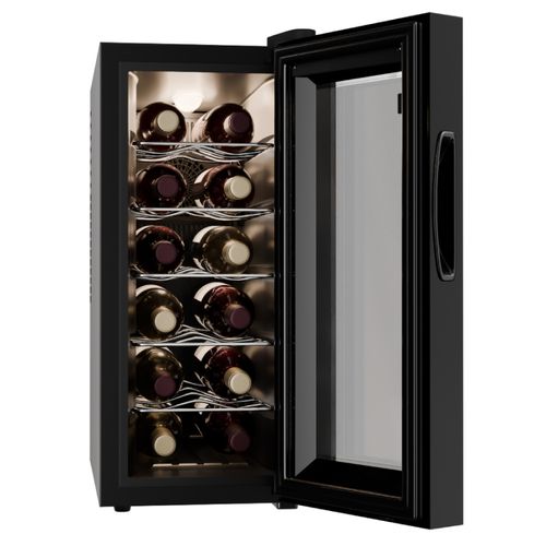 Cava 12 Botellas Doble Puerta Luz Interior Control Digital 7 a 14 Grados - DREAN (CVDR12CN0)  1002395