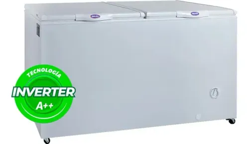 Freezer Horizontal 470Lts Blanco Inverter Doble Tapa EEA de INELRO - Modelo FIH-550 A++  1002384