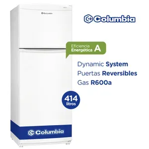 Heladera con Freezer 414Lts Blanca Puertas Reversibles - COLUMBIA (CHD 43/10)   1003311