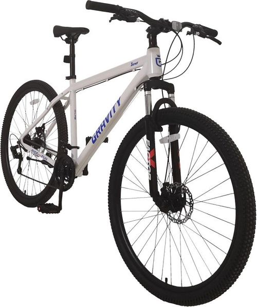 Bicicleta Rodado 29 Salty 21V Shimano Aluminio Talle M/L Blanco y Azul - GRAVITY (GR-BMGSBA19-140)  1003496