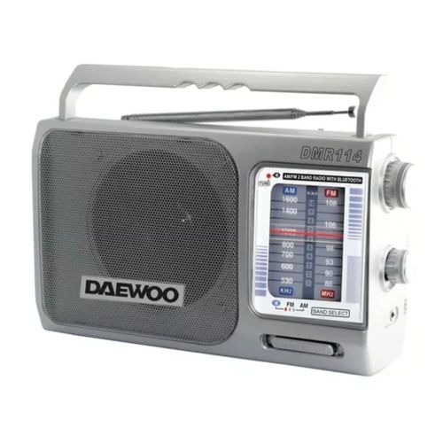 Radio Reloj AM/FM Con Bluetooth 220V o Pilas AA - DAEWOO (AUDDAE114) 1003127