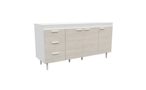 BAJO MESADA 160 - MEL. BLANCO / VENEZIA (SIN BACHA) - MOSCONI (10250)  1001449