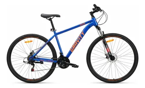 Bicicleta Rodado 29 Dank 21V Acero Talle M/L Azul y Naranja - GRAVITY (GR-BMGRLAN19-099)  1002519