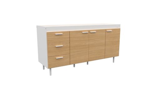 BAJO MESADA 160 - MEL. BLANCO / MALTA (SIN BACHA) - MOSCONI (10249)   1001448