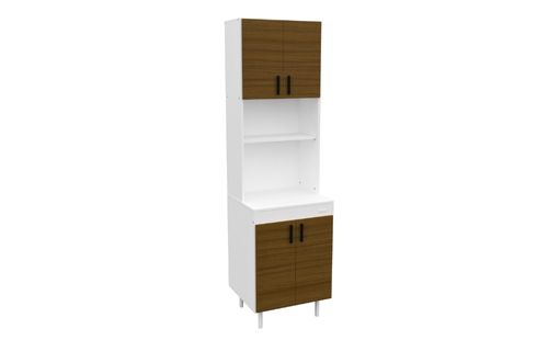 COLUMNA COCINA 4P - MEL. BLANCO / AVELLANA - MOSCONI (10307)  1001453