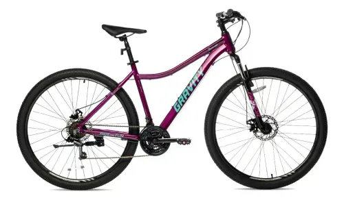 Bicicleta Rodado 29 Dabomb 21V Shimano Aluminio Talle M/L Violeta y Verde - GRAVITY (GR-BMGDVV19-062)   1002517