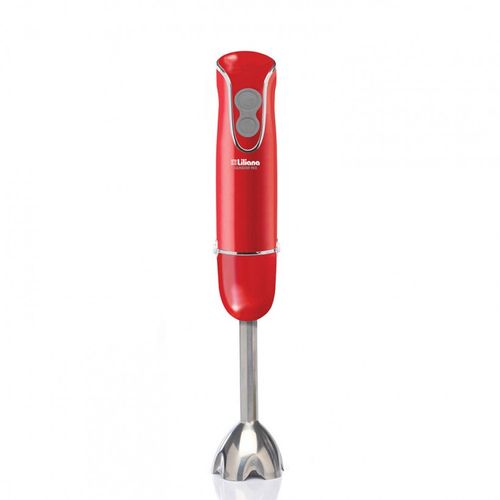 Licuadora de Mano LILIANA RAINBOW MIX 450W 2 vel Rojo Inox-(AH102R)-89353