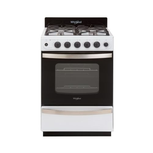 Cocina WHIRLPOOL 56cm Blanca Rejillas hierro fundido (WFB57DI) -995454