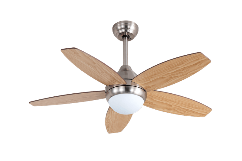 Ventilador de Techo con Luz Led 80W Wengue-Haya 285rpm Aspas de Madera Control Remoto - LILIANA (VTHM315R)-1