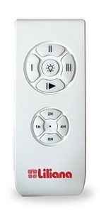 Ventilador de Techo con Luz Led 80W Wengue-Haya 285rpm Aspas de Madera Control Remoto - LILIANA (VTHM315R)-2
