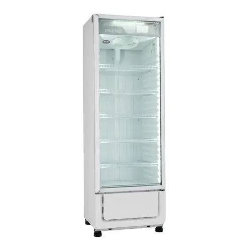 Exhibidora Vertical 428Lts Blanc Puerta c/2 paneles de vidrio-Indicador temperatura - INELRO (BT - 17 R290)  1003653