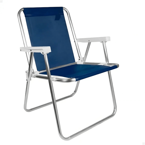 Sillon Conforto Sannet Aluminio 7/8' Apoyabrazos Plasticos Azul Marino - MOR (002182)  1003667