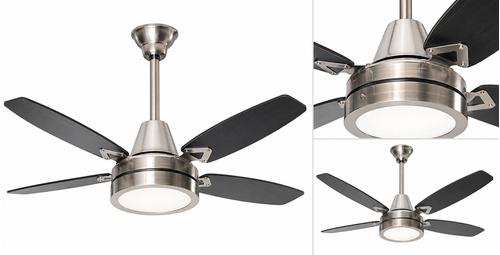Ventilador de Techo SEVERBON Acero Wengue con Luz Led - (030099) - 996124